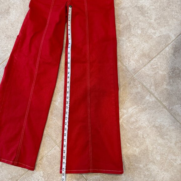 The Delaney Clean-Seamed High-Rise Wide-Leg Jeans by Maeve - Picture 8 of 13